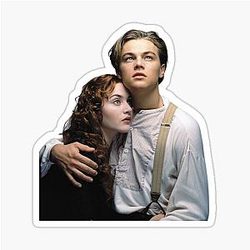 Jack Dawson and Rose DeWitt Bukater Sticker
