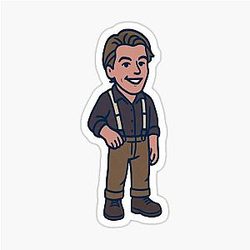 The Unsinkable Doodle - Jack Dawson Sticker