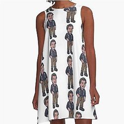 The Unsinkable Doodle A-Line Dress