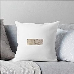 Vintage Jack Dawson Art Still Throw Pillow from the 1997 movie Titanic