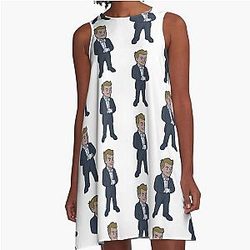 The Unsinkable Doodle A-Line Dress