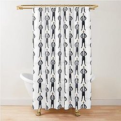 Jack Dawson Titanic Original Costume Design Sticker Shower Curtain