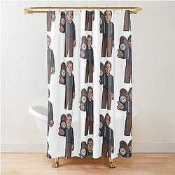 The Unsinkable Doodle Jack Dawson Shower Curtain