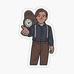 The Unsinkable Doodles Jack Dawson Sticker