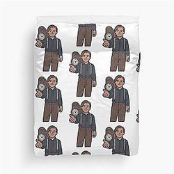 The Unsinkable Doodles - Jack Dawson Duvet Cover