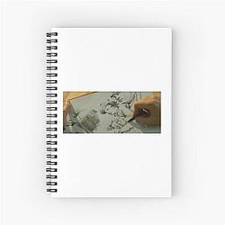 Jack Dawson before he locks eyes with Rose Spiral Notebook
