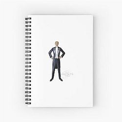 Jack Dawson Titanic Original Costume Design Sticker Notebook