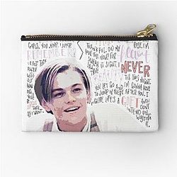 Leonardo DiCaprio Jack Dawson Merch Zipper Pouch