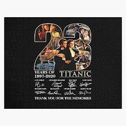 Titanic Movie 23 Years Of Cast Signed Gift Fan Rose DeWitt Bukater Jack Dawson Jigsaw Puzzle