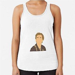 Jack Dawson Titanic Art Racerback Tank Top