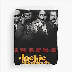 BLACK COLOR JACKIE BROWN Poster Duvet Cover