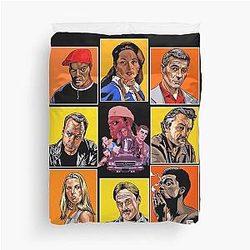 Bridget Fonda Jackie Brown Duvet Cover