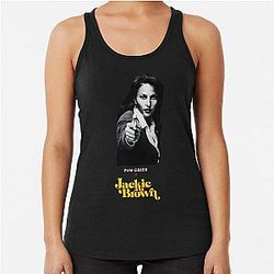 Pam Grier - Jackie Brown Racerback Tank Top