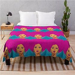 Pam Grier aka Jackie Brown XL throw blanket