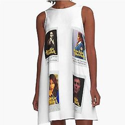 Jackie Brown Movie Sticker Set A-Line Dress