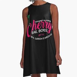 Cherry Bail Bonds Jackie Brown A Line Dress