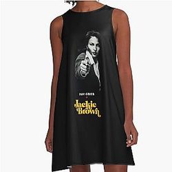 Pam Grier - Jackie Brown 70s Tshirt A Line Dress