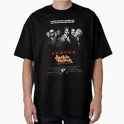 BLACK JACKIE BROWN Poster Oversized T-Shirt