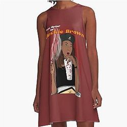 Pam Grier is Jackie Brown A Line Dress