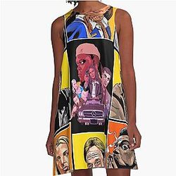 Bridget Fonda Jackie Brown A-line Dress