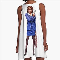 Bridget Fonda Jackie Brown A-line Dress