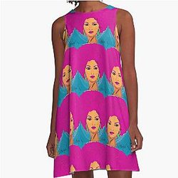 Pam Grier Aka Jackie Brown XL A-Line Dress
