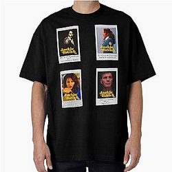 Jackie Brown Movie Sticker Set Oversized T-Shirt