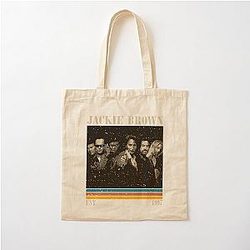 Retro Jackie Brown Cotton Tote