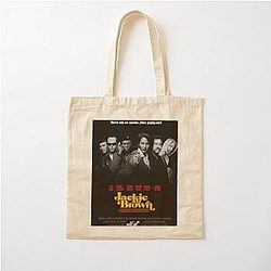 BLACK COLOR Jackie Brown Poster Cotton Tote Bag