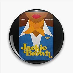 Pam Grier Jackie Brown Poster Fan Art Pin