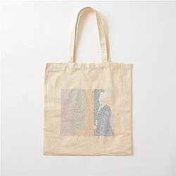 Jackie Brown poster made of small curved shapes Cotton Tote Bag