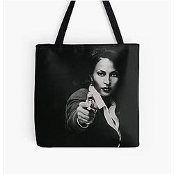 Bridget Fonda Jackie Brown All Over Print Tote
