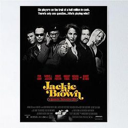 BLACK COLOR JACKIE BROWN Poster