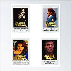 Jackie Brown Movie T Shirt Poster Set