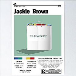 Jackie Brown Minimalist Movie Poster