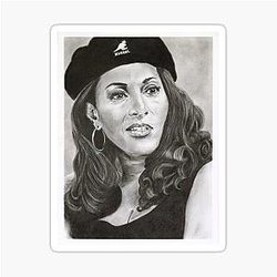 Jackie Brown Pam Grier Sticker