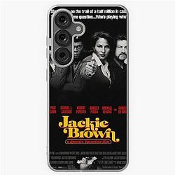 BLACK COLOR JACKET BROWN Poster Samsung Galaxy Soft Case