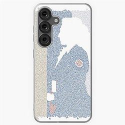 Jackie Brown poster made of small curved shapes Samsung Galaxy Soft Case