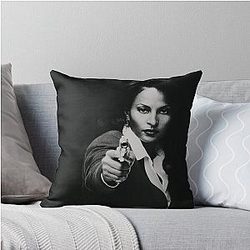 Bridget Fonda Jackie Brown Throw Pillows