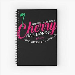 Cherry Brown Spiral Notebook