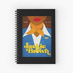 Pam Grier Jackie Brown Poster Fan Art Spiral Notebook