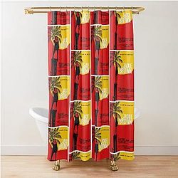 Jackie Brown 1997 Movie Poster Design Shower Curtain