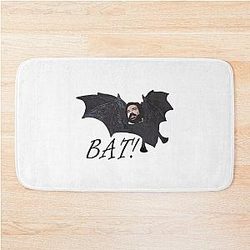 Funny Laszlo - Jackie Daytona - What We Do in the Shadows Bath Mat