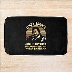 Lucky Jackie Daytona Regular Human Bartender We do in the shadow Bath Mat