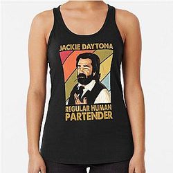 Retro Jackie Daytona Racerback Tank Top