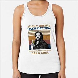 Jackie Daytona Retro Racerback Tank Top
