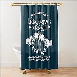 Jackie Daytona's Lucky Brews Bar & Grill Shower Curtain