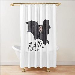 Funny Laszlo - Bat! Jackie Daytona - What We Do in the Shadows Shower Curtain