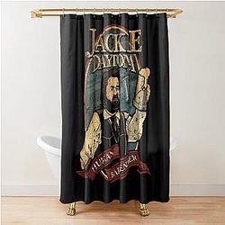 Jackie Daytona Vintage Shower Curtain