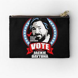Regular Human Bartender Vote Jackie Daytona Zipper Pouch